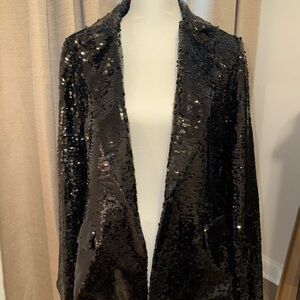 NWT Lulu’s Black Sparkle Blazer